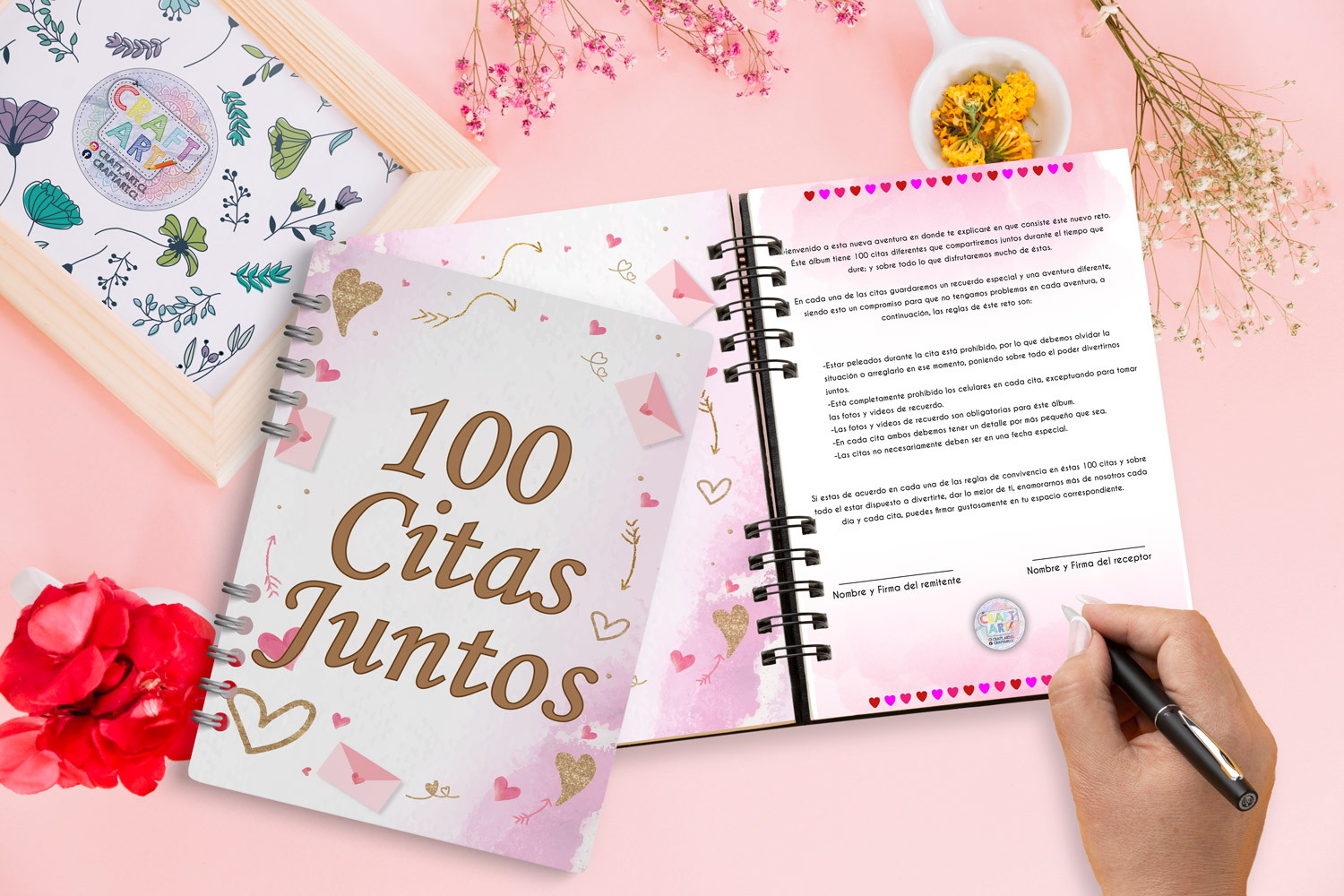 100 citas juntos - Libro Para Parejas 100 Citas Juntos - Craft Art