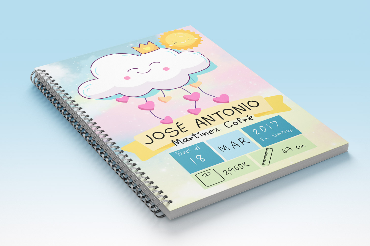 ¡Bienvenido José! Libro y álbum de bebé: Libro de bebé y álbum para bebés  personalizado, regalo para el embarazo y el nacimiento, nombre del bebé en