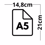 A5 (21X15CM)