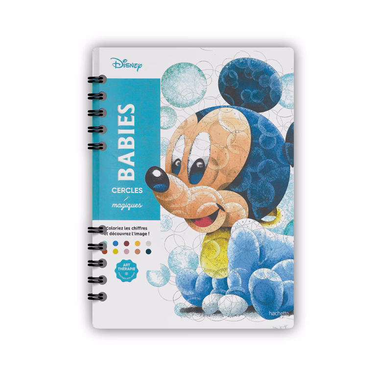 libro para colorear Disney bebés círculos mágicos