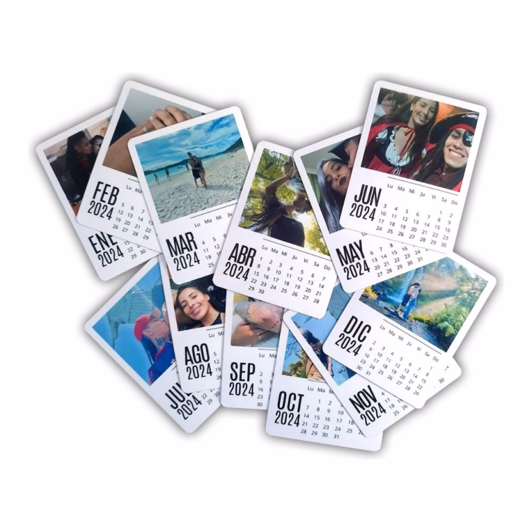 mini calendario magnético personalizado