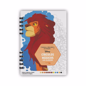 libro para colorear Disney clásicos círculos mágicos