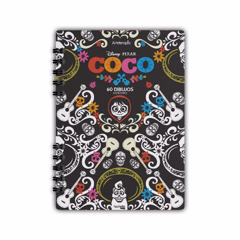 libro para colorear Disney Coco arteterapia