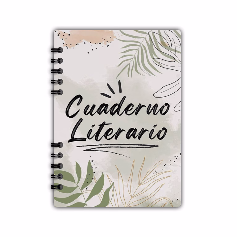 Cuaderno literario para registrar lecturas