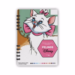 libro para colorear felino