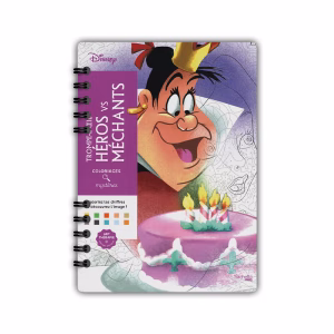 libro para colorear Héroes vs Villanos