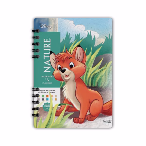 libro para colorear Disney naturaleza