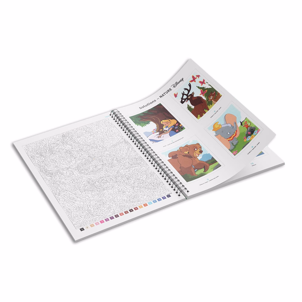 libro para colorear Disney naturaleza