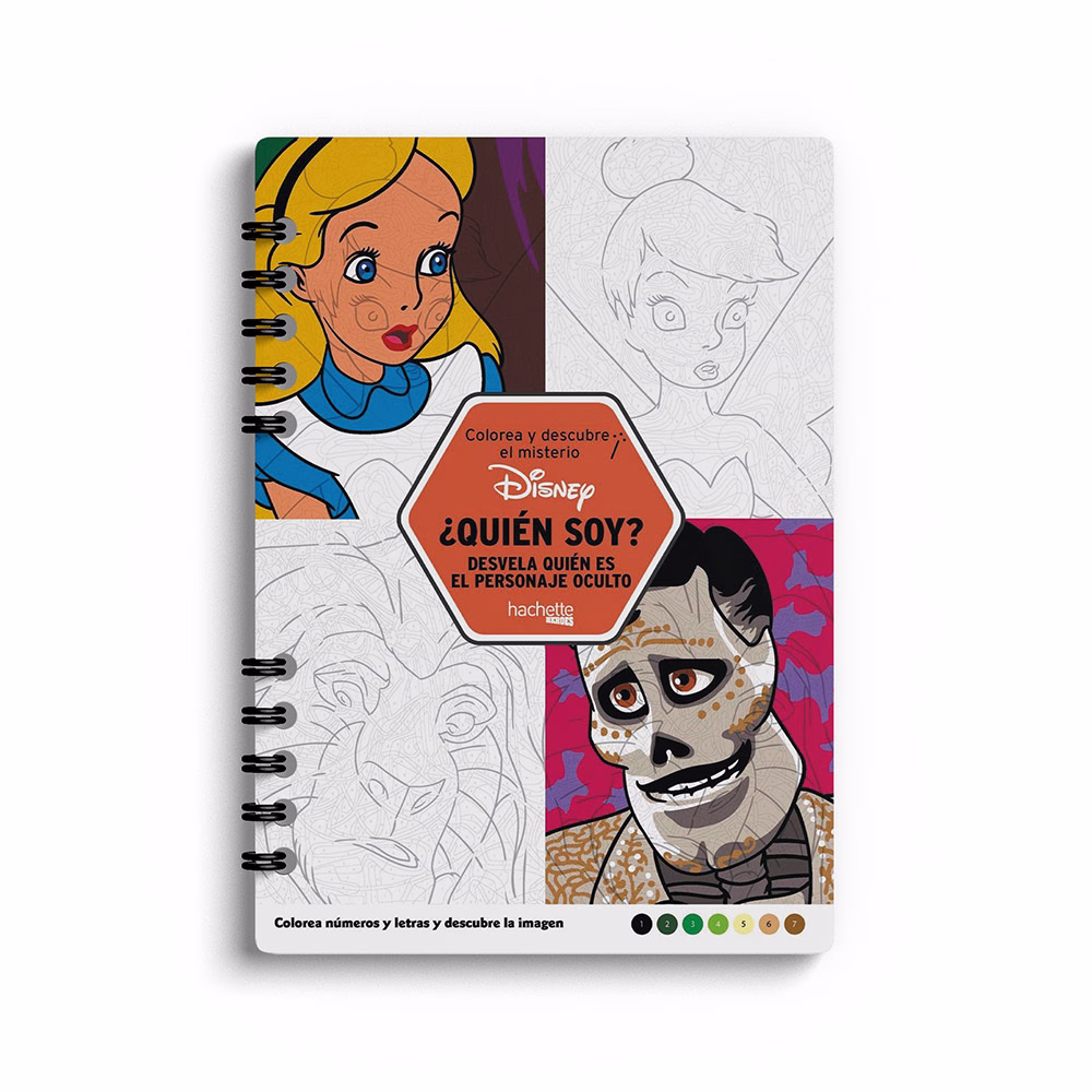 Libro para colorear Disney Quién Soy – ¡Descubre al personaje!