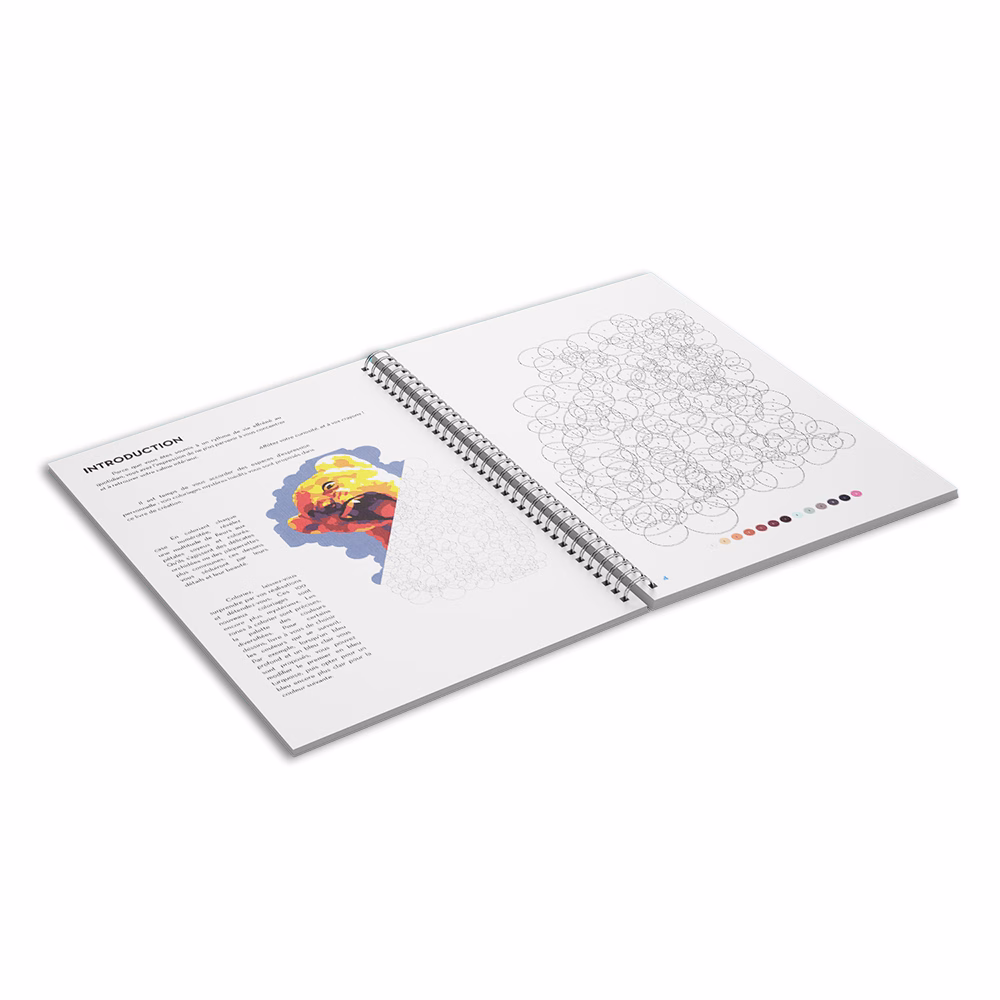 libro para colorear animales bebés círculos mágicos