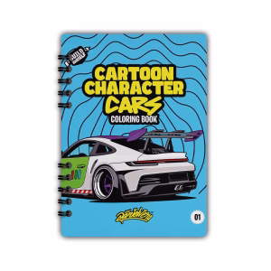 cartoon character cars libro para colorear