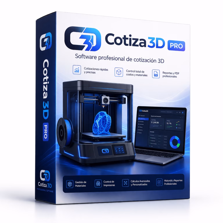 software cotizador de impresión 3D