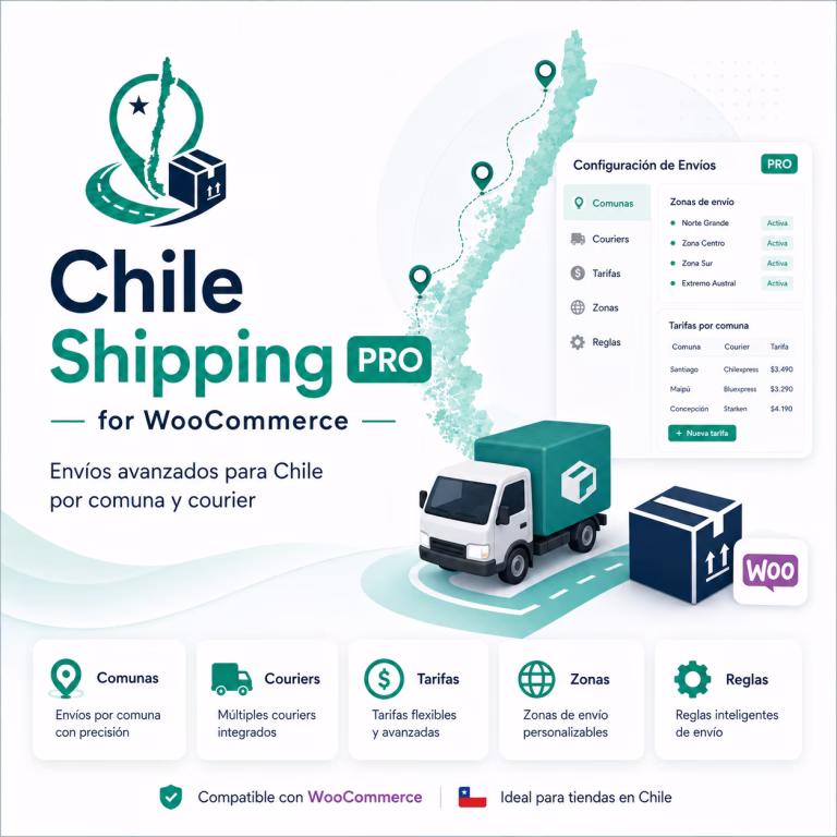 plugin de envíos para WooCommerce Chile