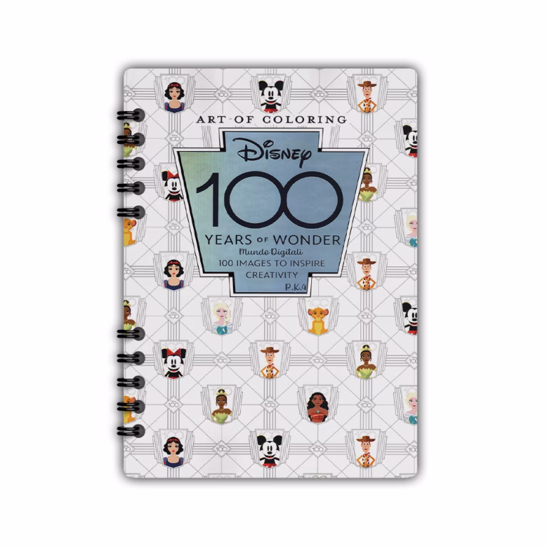 libro para colorear disney 100 años