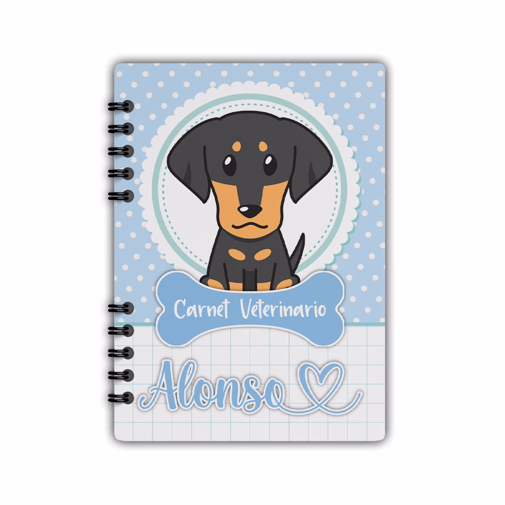 Carnet Veterinario Canino Personalizado