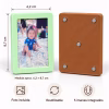 Vista trasera porta fotos magnético con 5 imanes