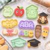 Ejemplo de galleta realizada con cortador y sello CraftArt